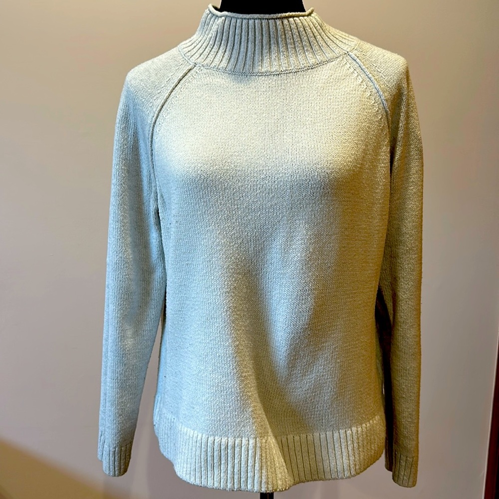 Two-tone, Banana Republic, soft cotton sweater